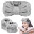 BESARME 3 Pieces Face Wash Headband and Wristband Set Spa Headband Makeup Skincare Headband Hair Accessories for Women Girls Skin Care Towels Head Band Wrist Bands for Washing Face