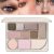 SUAKE All-in-one Disk Conceal Contour Eyeshadow Palette with Mirror-10 Colors Highly Pigmented Matte Shimmer Primer Powder Makeup-Warm Nude Bronze Neutral Shadows 03#