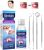 Temporary Teeth Repair Kit,Moldable False Teeth, Tooth Repair Kit for Snap On Instant and Confident Smile,with Mouth Mirror, 3 Pcs Differernt Dental Probe