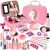 Kids Makeup Kit for Girl, Washable Makeup Set for Girls, Real Makeup for Kids, Girl Toys Princess Children Play Makeup Kit with Cosmetic Case Christmas Birthday Gifts for Girls Age 4 5 6 7 8 Year Old