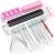 ROADPLUM Nail Care Kit, Manicure Tools Kit with 3Pcs Nail Files, 2Pcs Nail Buffers, Rectangular Buffer Block, Brush and 10Pcs Stainless Steel Ingrown Toenail Pedicure Tool for Manicure & Pedicure