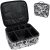 9CH Skull Makeup Bag Organizers, Travel Makeup Bags for Women Large Cosmetic Bag with Adjustable Dividers Portable Goth Cosmetic Case for Cosmetics Makeup Brushes Toiletry Jewelry