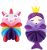 2 Pcs Bath Loofahs Kids Toddler Body Loofahs Cute Cartoon Kids Loofah Kid Bath Sponges Loofah Bath Pouf Body Scrubber Mesh Loofah Sponges for Children Shower Washing Exfoliating (Unicorn, Princess)