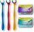 T.Smile Evolutionary Clean Dental Flossers, Kit of Refills Plus Long Handle (3 Handles + 100 Refills)