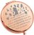 WSNANG Princess Belle Fans Gifts You are Braver Stronger Smarter Than You Think Travel Compact Pocket Makeup Mirror for Women Girl Fairytale Gift (Always BeautyB Mirror-RG)