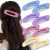 Large Duck Billed Hair Clips, Ahoney 8 Pack Alligator Hair Clips Flat Claw Clips for Women Thick Hair Duck Clips for Matte Banana Clips Hair Styling Accessories for Women Girls (Cute)