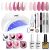 Vishine Gel Nail Polish Starter Kit with 48W SUNOne UV LED Nail Lamp Speed Dryer Manicure Tools 6 Pretty Colors Gel Polish Base and Top Coat #01