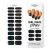 MOYOU LONDON Semi-Cured Gel Nail Strips, 20 Pc. Gel Wraps for Nails, Get 1 Free UV Lamp when you Get 2 or More, Easy Apply & Remove for Salon-Quality Manicure -Magic Cocoa