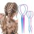 Vrose Flosi Topsy Tail Hair Tool Hair Pull Through Tool Hair Loop Styling Tool – Ponytail Maker French Braid Loop For Hair Styling Gifts For Women Who Have Everything – Braiding Hair Supplies