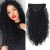 BHF 26 inch Kinky Curly Clip In Hair Extensions, Double Weft Full Head Japanese Heat Resistance Fiber 140g Synthetic Curly Hair Extensions For Women 7pieces (#1B)