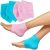 ZenToes Moisturizing Fuzzy Sleep Socks with Vitamin E, Olive Oil and Jojoba Seed Oil to Soften and Hydrate Dry Cracked Heels (Regular, Blue and Pink)