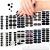 JERCLITY 168 Pieces 12 Sheets Women’s Halloween Black Nail Wraps Self-Adhesive Nail Polish Strips Stickers Full Cover Nail Art Decals False Nail Strips Manicure Kit with Nail File for Women Girls