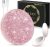 QearFun Luxurious Rhinestone LED Lighted Compact Mirror,Bling Portable Travel Makeup Mirrors,3.5 inch Rechargeable Mini Magnifying Pockets Mirror,Sparkly Beauty for Women,Wedding Favors for Guests