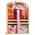 Deluxe Cherry Blossom Relaxing Spa Basket For Women: Indulge Bath Set Home Spa Package With Shower Gel, Bubble Bath, Bath Salts, Body Lotion, Bath Puff, Pink Bath Rose Soaps In Wooden Curio