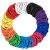 Expressions 216-Piece Hair Ties, 4mm Hair Elastics Bright Colors Value Pack, No Metal Hair Bands for Women, Durable Ponytail Holders For Thick Hair, Curly Hair and All Hair Types