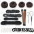 LTHYHJ Hair Bun Maker Set 31 Piece Styling Accessory Set The Most Complete Styling Accessory Set (Brown)