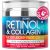 Retinol Cream for Face with Hyaluronic Acid, Day-Night Anti-Aging Moisturizer for Women, Men, Collagen Cream for Face Reduces Wrinkles, Dryness, 1.85 Oz