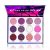 Yeweian Purple Pink Glitter Eyeshadow Palette, 12 Colors Shimmer High Pigmented Eyeshadow Powder,Dream Purple Pink Eyeshadow Palette Makeup Colorful Lasting Waterproof Eyeshadow Palette for Girl Women