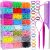 YGDZ Elastic Hair Bands 24 Colors, 1500 pcs Mini Hair Rubber Bands for Hair, Small Hair Ties, Ponytail Holders, Colorful Hair Accessories for Toddler, Baby, Girl, Kids, for Christmas Gifts