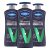 Vaseline Men’s Healing Moisture Hand & Body Lotion For Dry or Cracked Skin Fast Absorbing Non-Greasy Lotion for Men 20.3 oz, Pack of 3