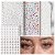 Teenitor Face Gems Self Adhesive Face Rhinestones for Makeup Festival Face Jewels, Stick On Pearls Hair Gems, Pearl Rhinestones Stickers for Face, Hair, Eye, Makeup, Nail, Body, Crafts