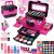 Kids Makeup Kit for Girl – 57 PCS Kid Make Up Toys,Little Girls Real Play Toddler Toy,Washable Safe & Non-Toxic Princess Children Cosmetic,Teenagers Birthday Games Gifts for 3 4 5 6 7 8 9 10 Years Old