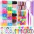 YGDZ Hair Accessories for Girl, Elastic Hair Ties Set 1753PCS, Colorful Hair Rubber Bands with Organizer Box, Cotton Baby Hair Ties, Elastic Hair Bands 3cm, Ponytail Holders for Toddler, Hair Clip