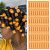 60pcs Perm Rods Set for Natural Hair Cold Wave Rods Hair Rollers for Women Hair Curling Rods for Long Medium short Hair Curler Styling DIY Hairdressing Tools??Orange??